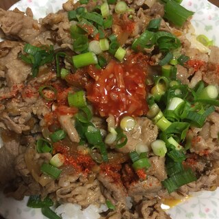 キムチ牛丼